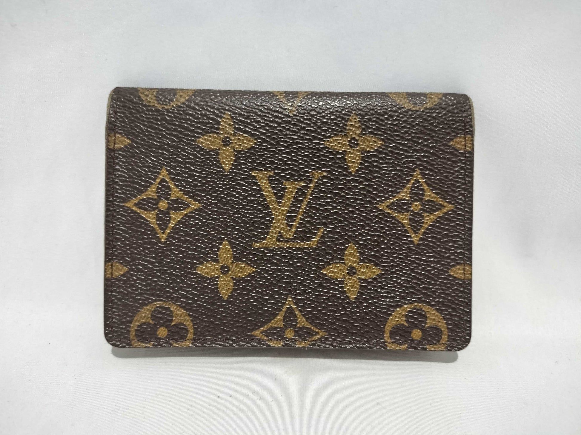 LOUIS VUITTON Monogram Porte 2 Carte Vertical Card Case, Pass Case, Business Card Case
