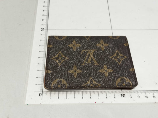 LOUIS VUITTON Monogram Porte 2 Carte Vertical Card Case, Pass Case, Business Card Case