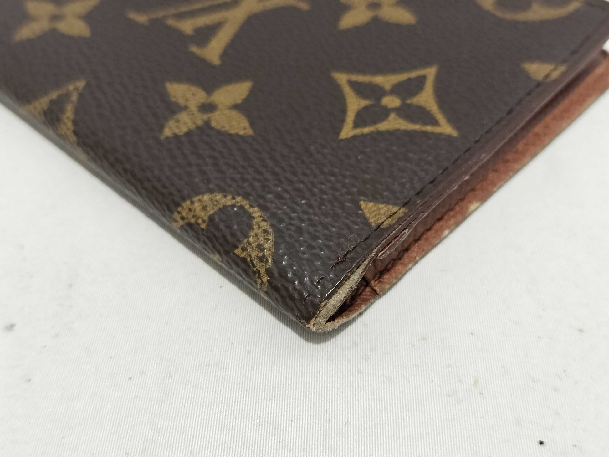 LOUIS VUITTON Monogram Porte 2 Carte Vertical Card Case, Pass Case, Business Card Case