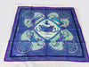 HERMES Carre 90 NEW SPRINGS Blue Scarf