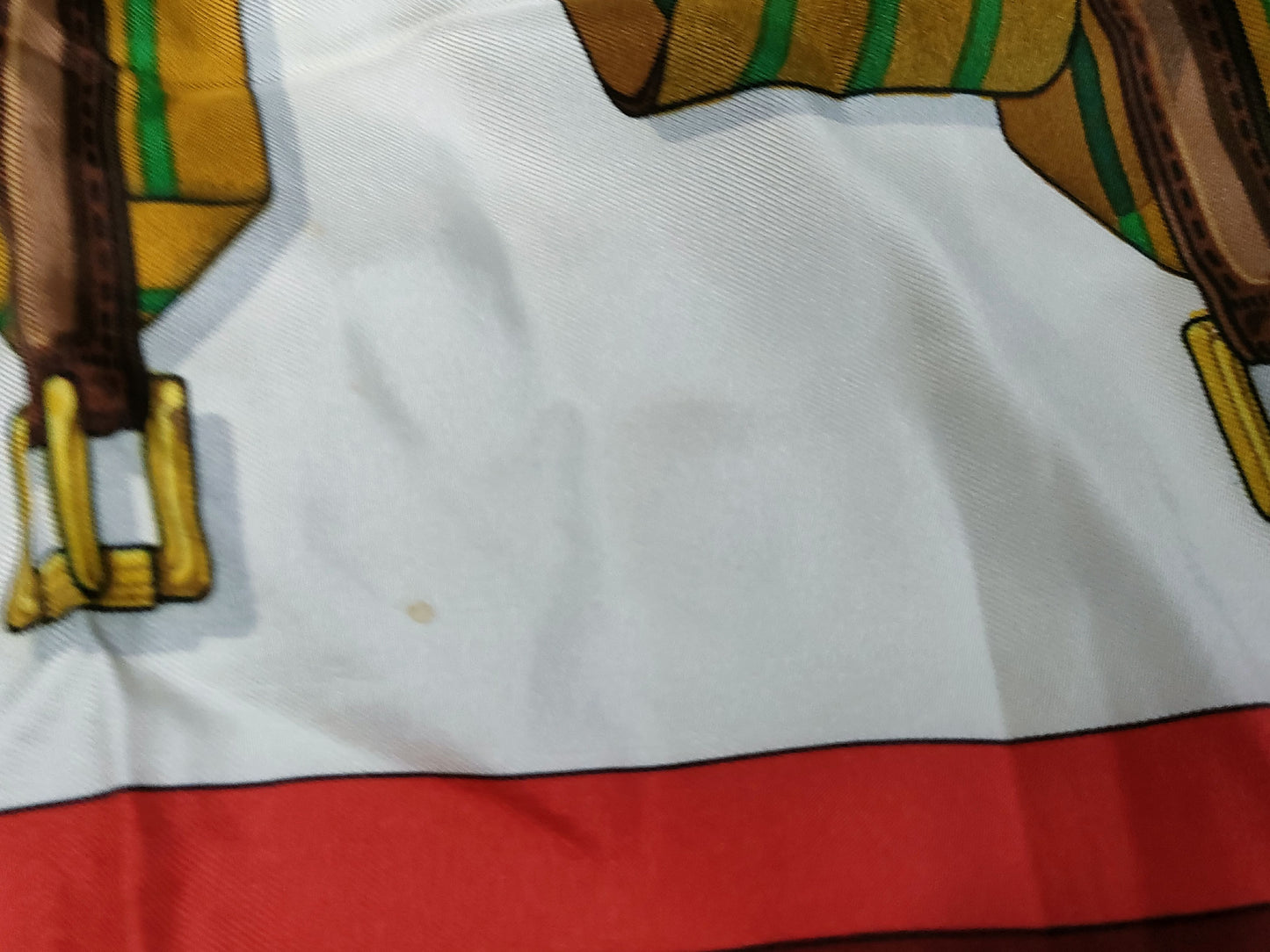 HERMES Carre Suspender Pattern Belt Pattern Scarf