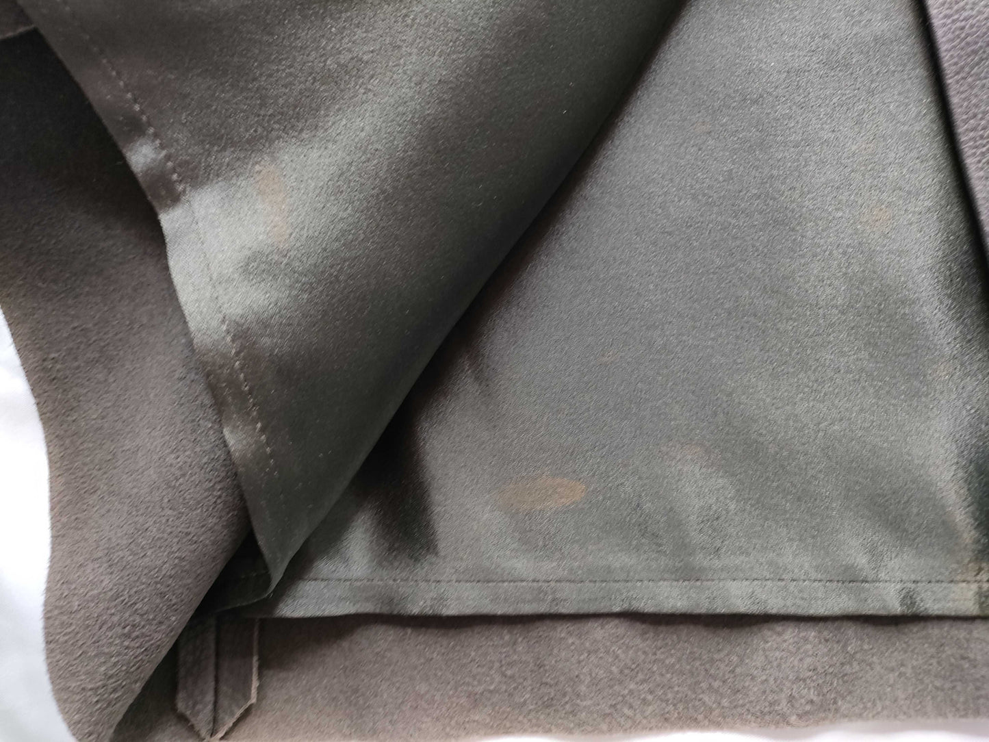HERMES Leather Skirt Skirt