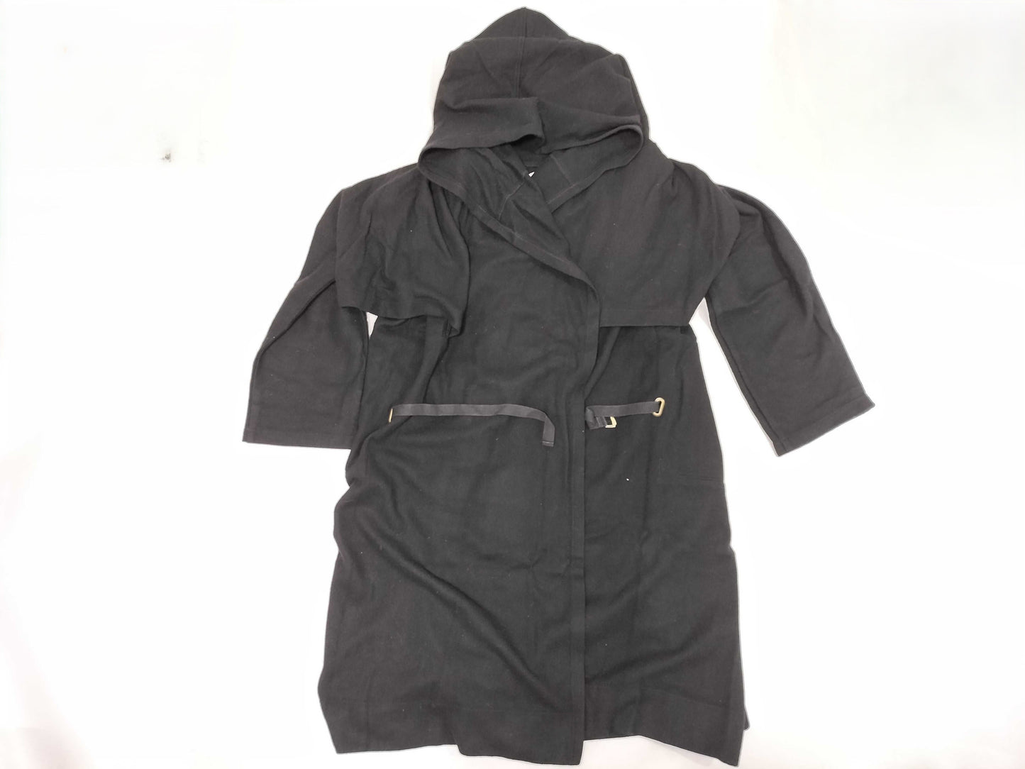 Yohji Yamamoto Ys Wool Coat in Black