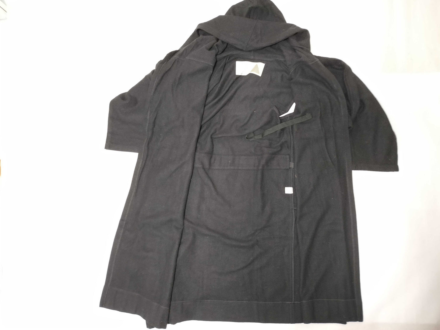 Yohji Yamamoto Ys Wool Coat in Black