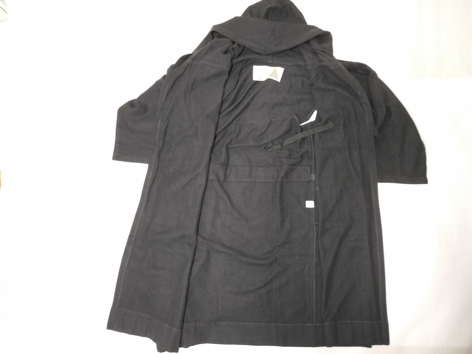 Yohji Yamamoto Ys Wool Coat in Black