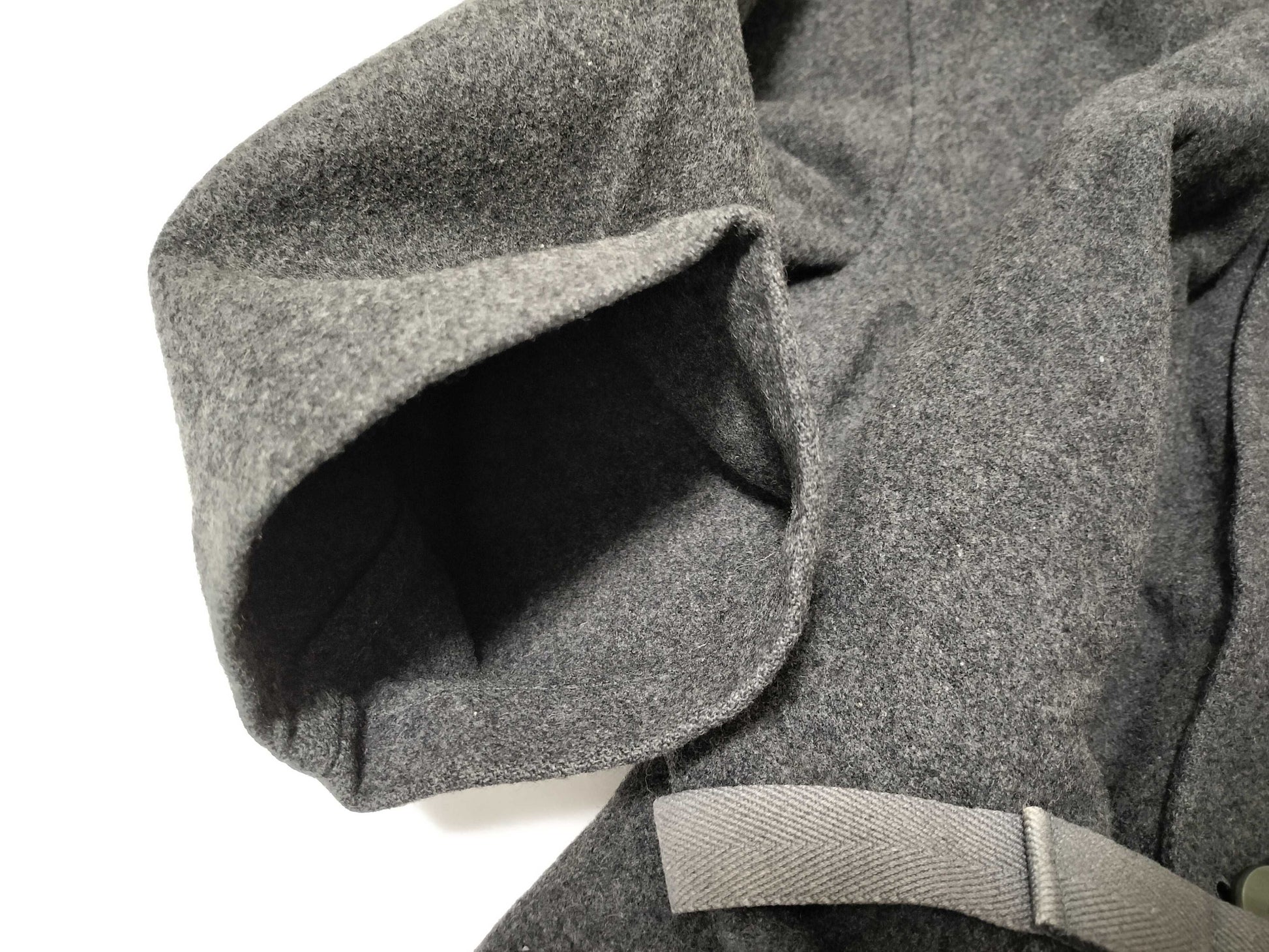 Yohji Yamamoto Ys Wool Coat, Charcoal Gray