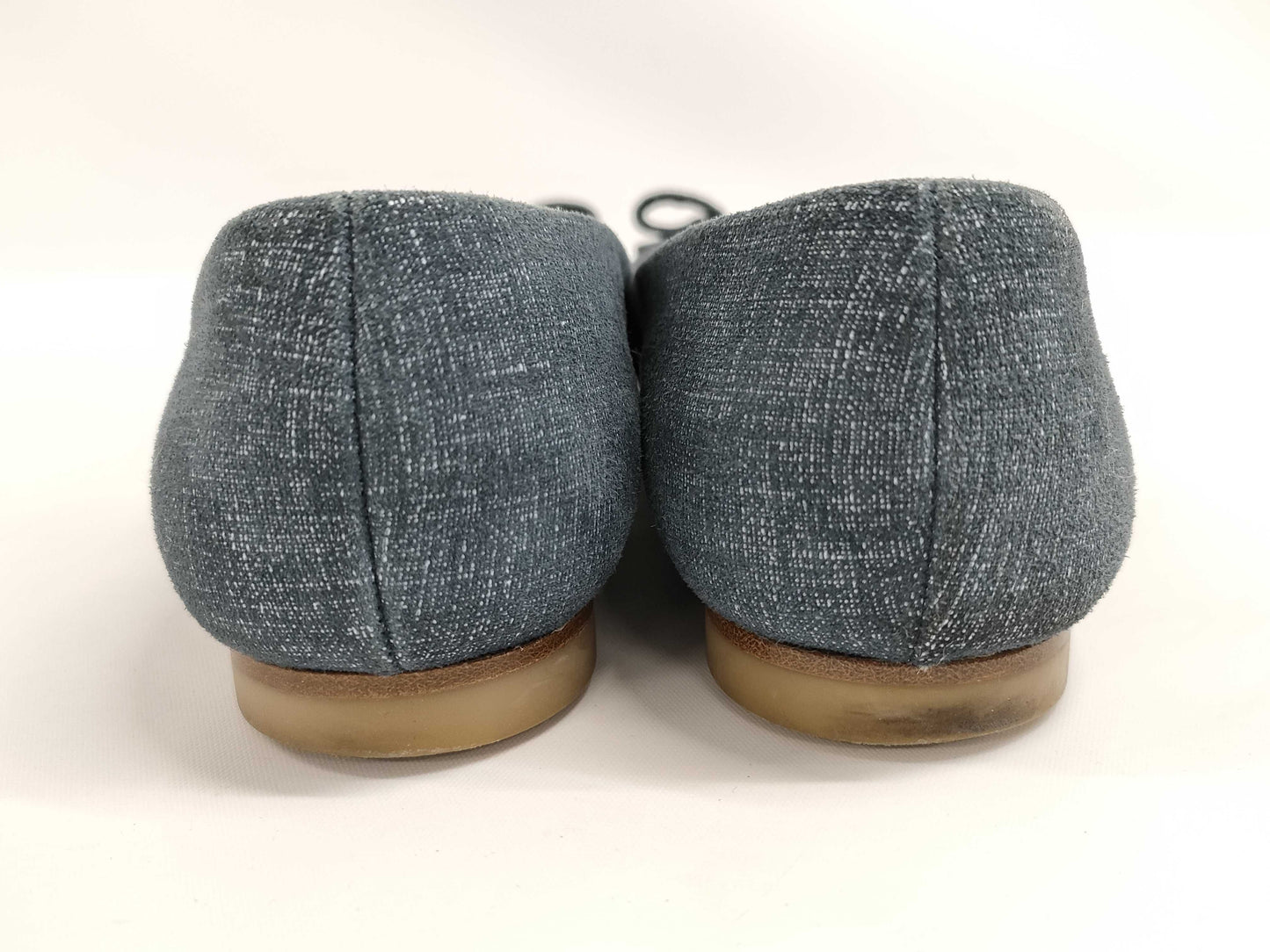Salvatore Ferragamo denim pumps