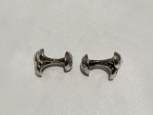 LOUIS VUITTON Bouton Deux Cufflinks Tie Clip/Cufflinks