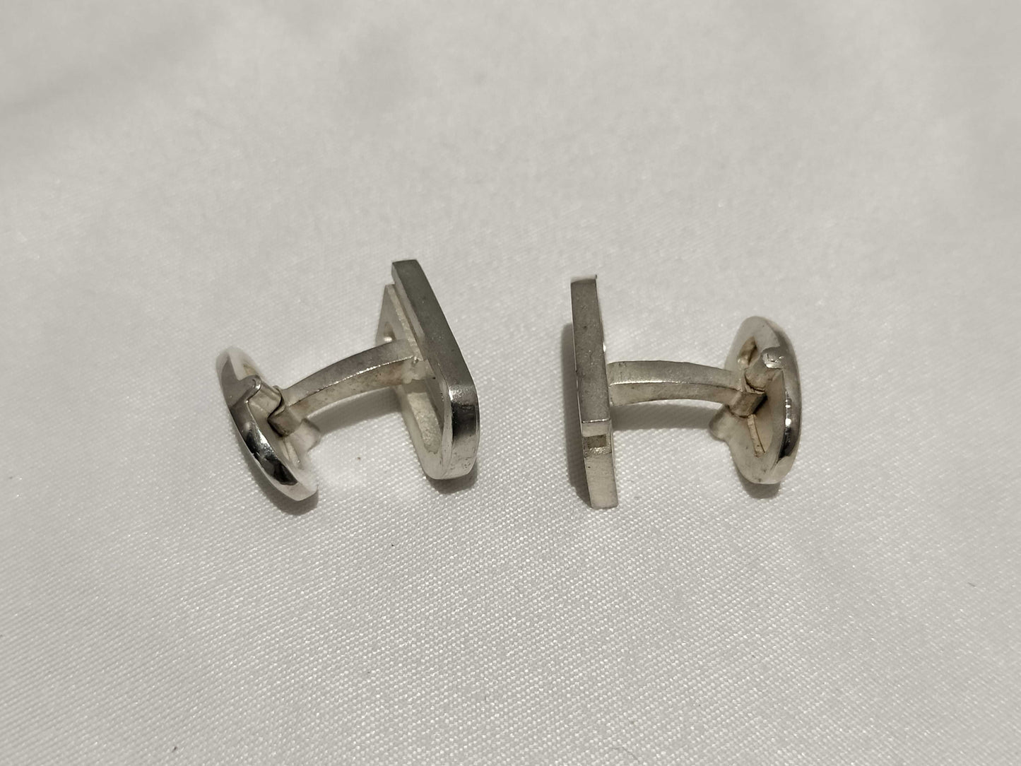 GUCCI 925 Cufflinks Logo Tie Clip/Cufflinks
