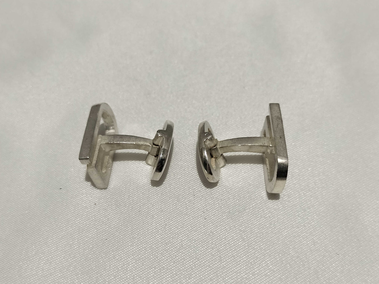 GUCCI 925 Cufflinks Logo Tie Clip/Cufflinks