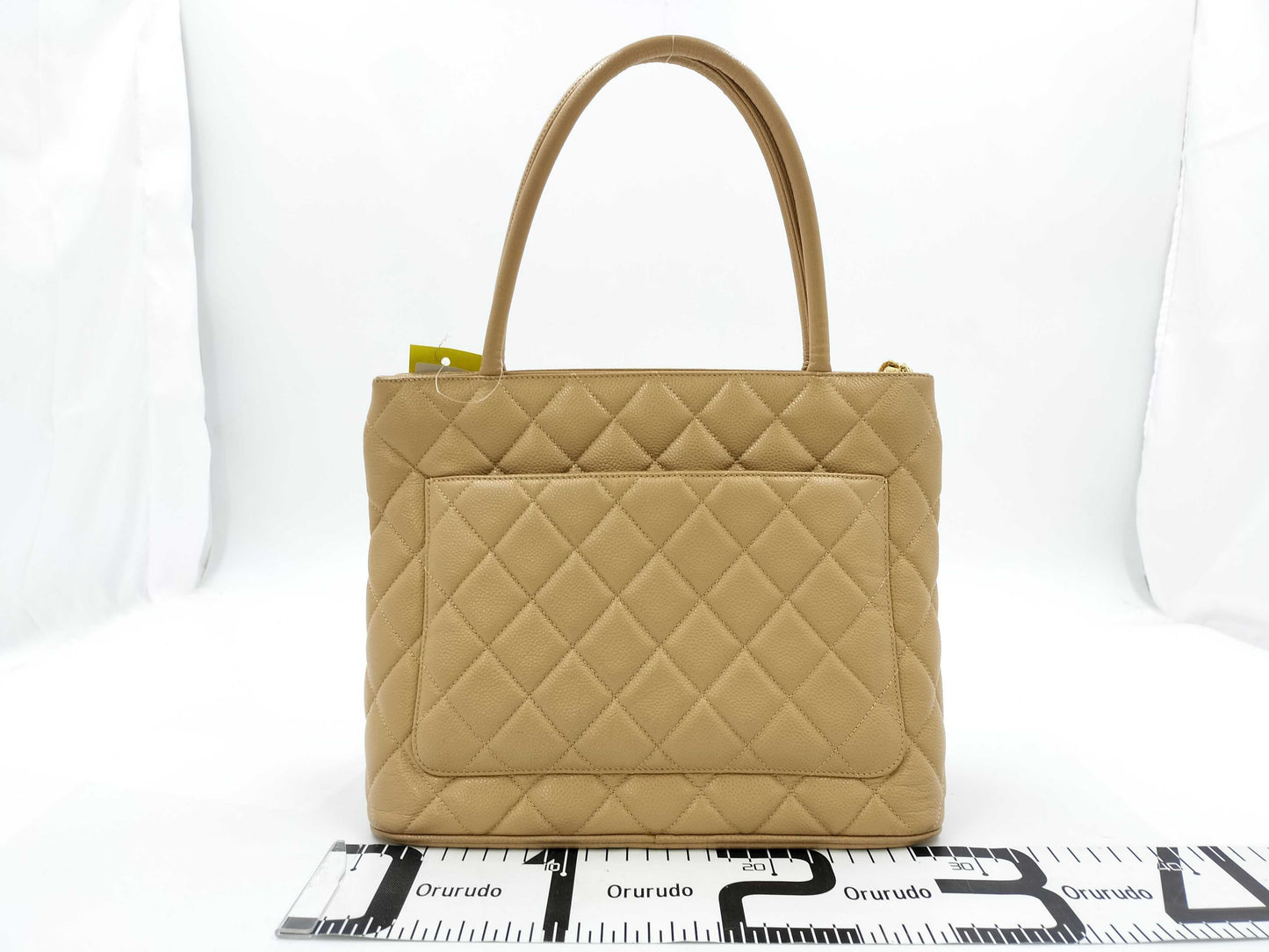 CHANEL Caviar Skin Beige Caviar Skin Reissue Tote Bag / No. 8 / G Hardware Tote Bag