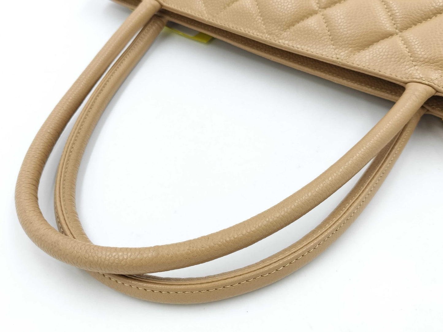 CHANEL Caviar Skin Beige Caviar Skin Reissue Tote Bag / No. 8 / G Hardware Tote Bag