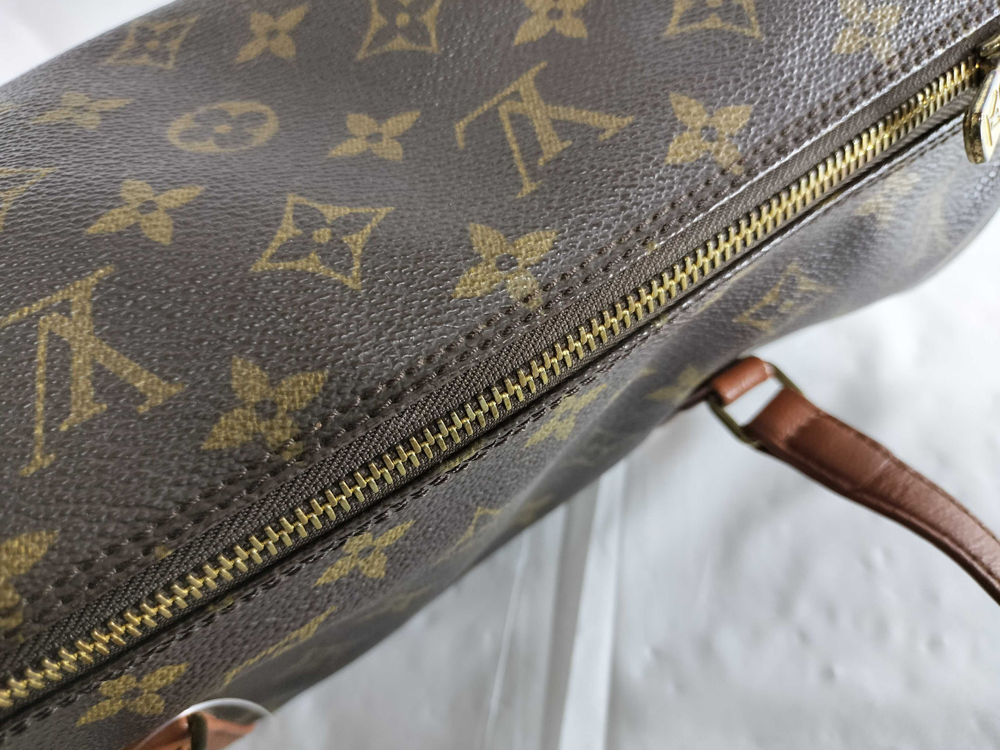 LOUIS VUITTON Monogram M51385 Papillon 30 Handbag with Pouch