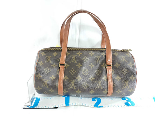LOUIS VUITTON Monogram M51385 Papillon 30 Handbag with Pouch