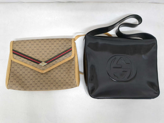 GUCCI GG Supreme 000.2023.0506 / Shoulder / One-Shoulder 2-Piece Shoulder Bag