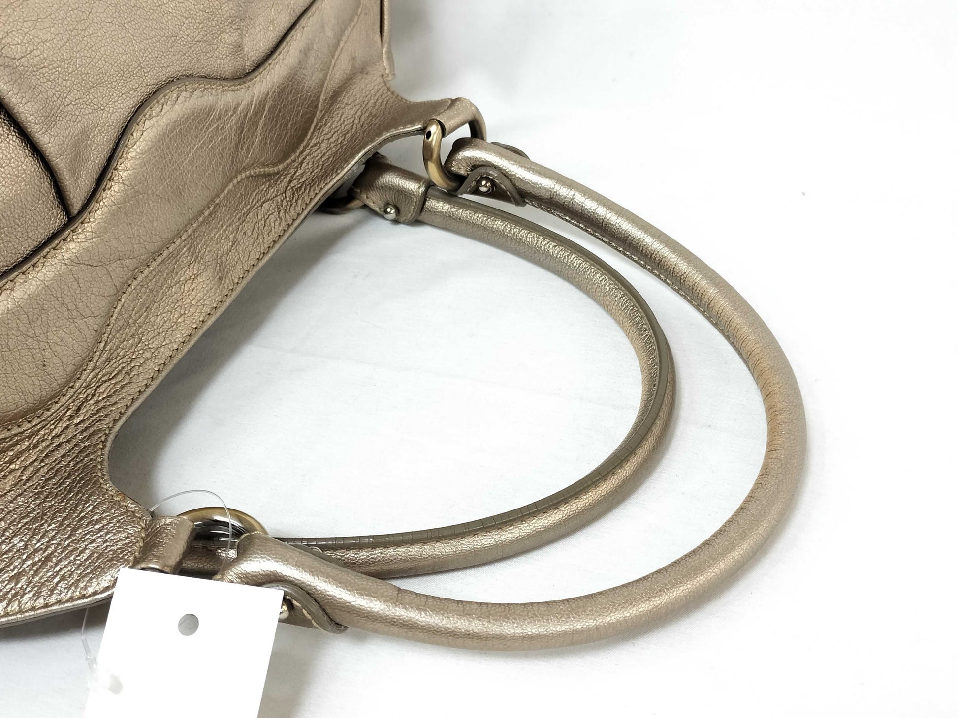 Salvatore Ferragamo Gancini EE21-A069 Beige Handbag