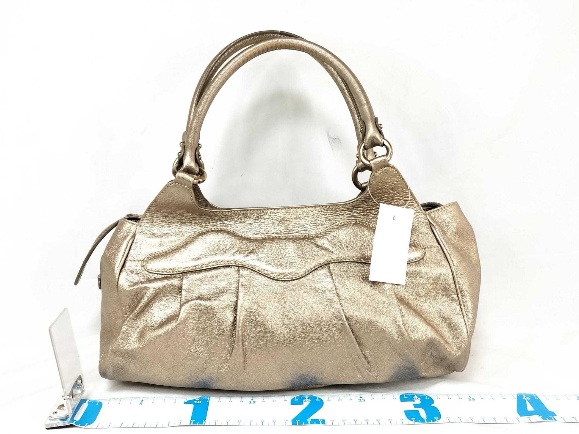 Salvatore Ferragamo Gancini EE21-A069 Beige Handbag