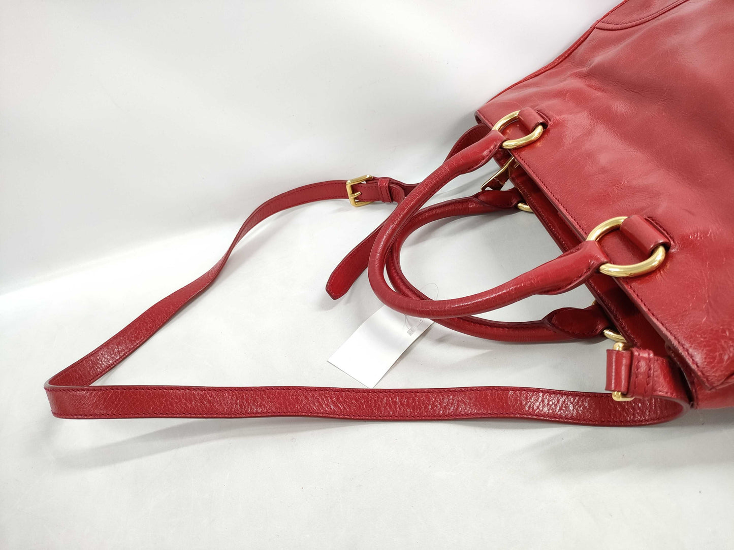 Miu Miu 2-Way Leather Shoulder Bag/Handbag