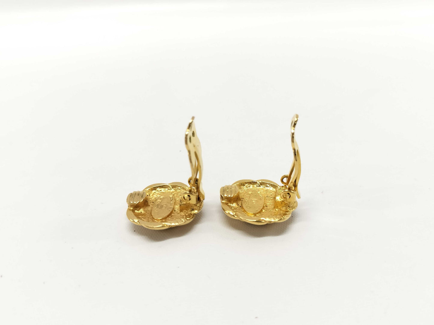 CHANEL Earrings Coco Gold Accessory Vintage Earrings