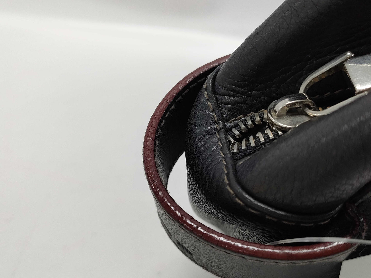 LOEWE Leather Second Bag Black Pouch