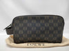 LOEWE Anagram PVC Second Bag Black Handbag