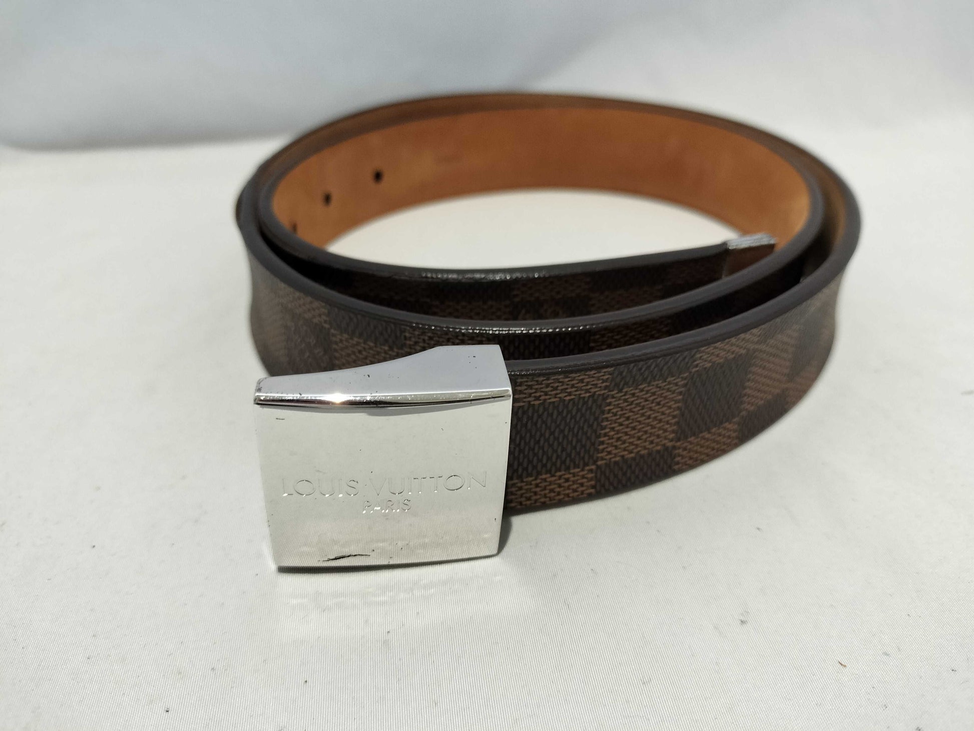 LOUIS VUITTON Damier Centurion 36/90 Belt