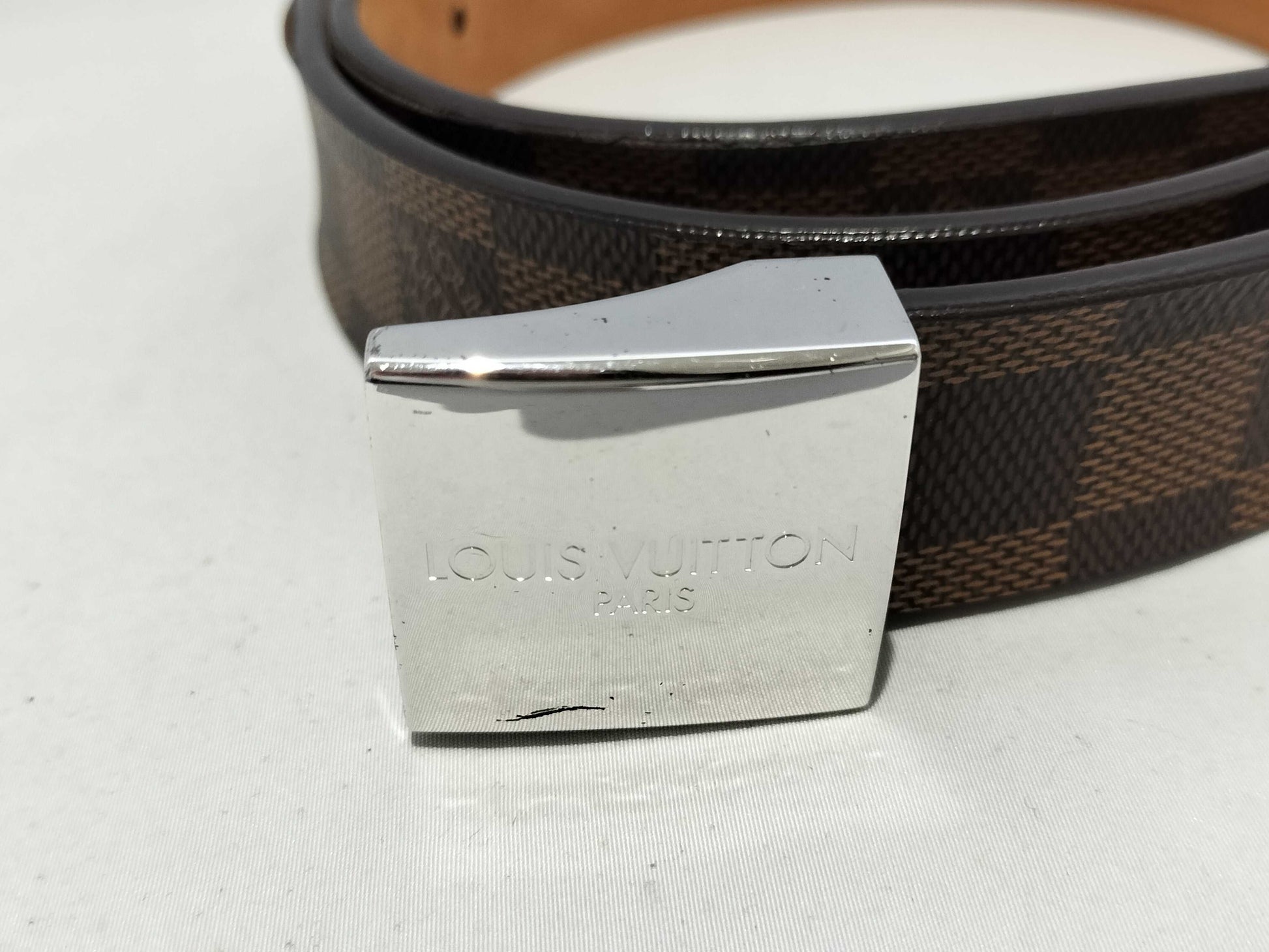 LOUIS VUITTON Damier Centurion 36/90 Belt