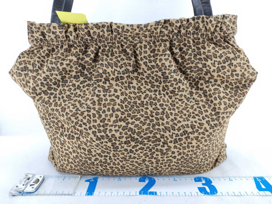 BOTTEGA VENETA Leopard Print Nylon Hand Tote Bag