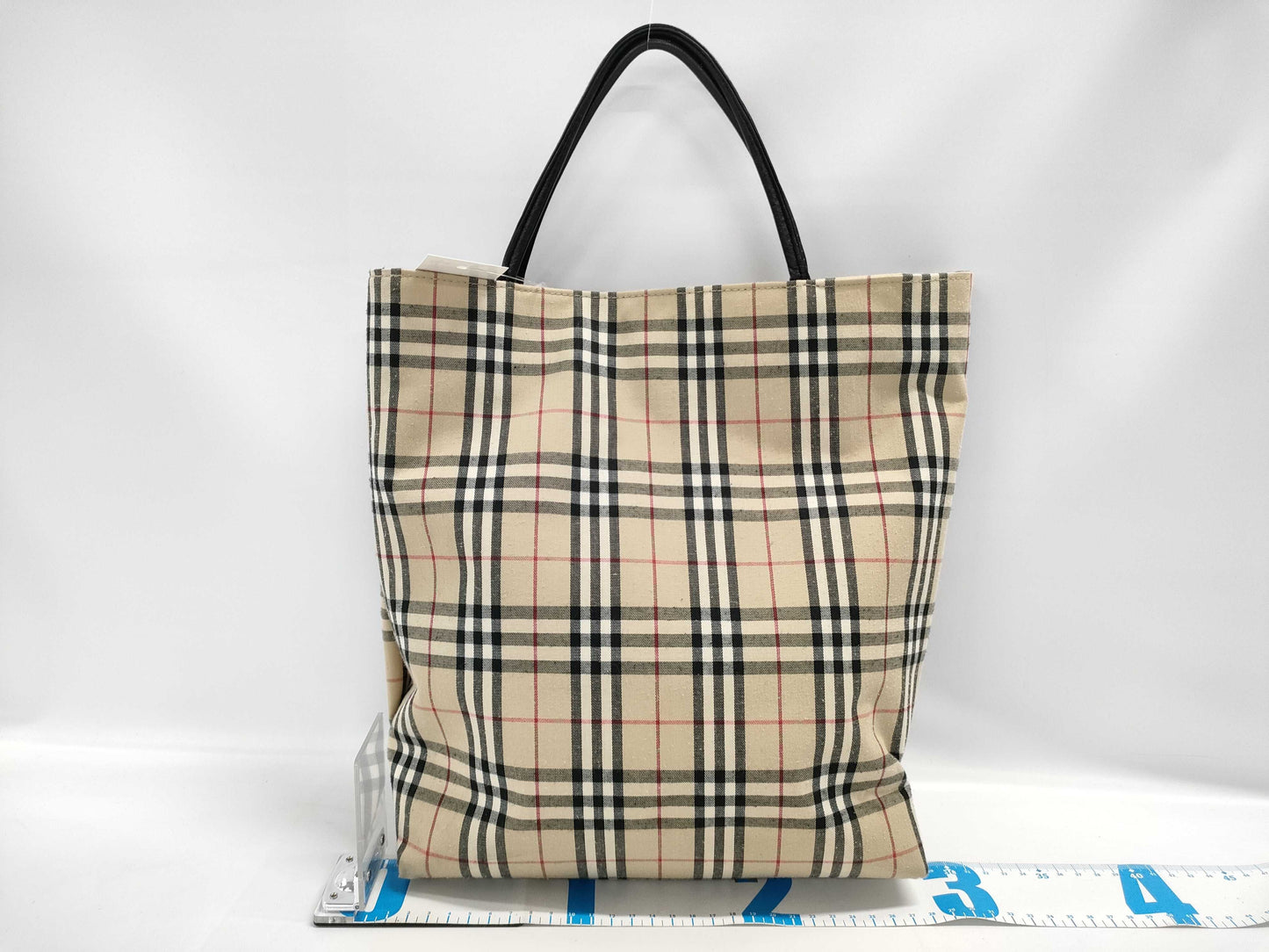 BURBERRY Nova Check Tote Bag