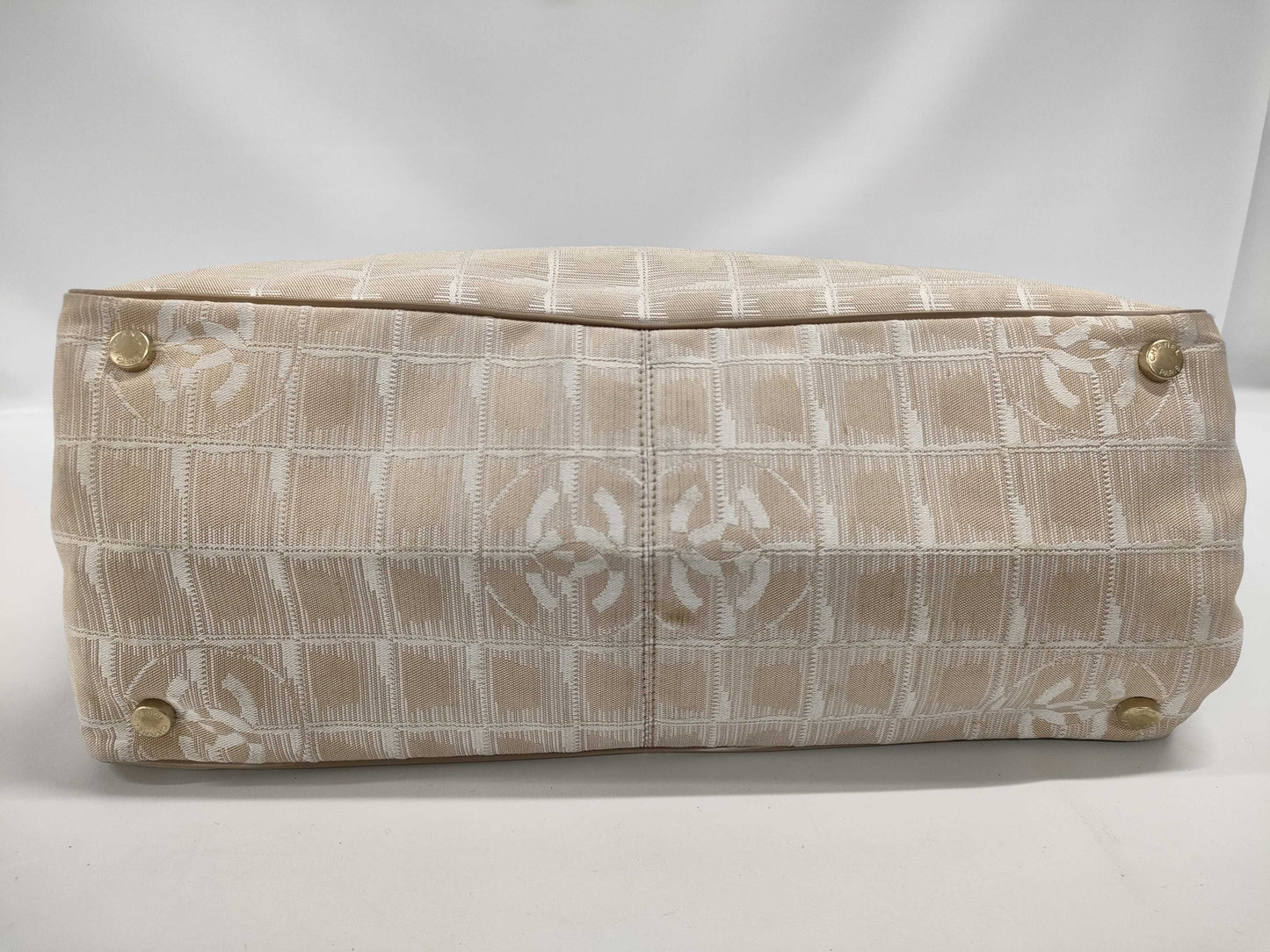 CHANEL New Travel Line Tote Beige Tote Bag