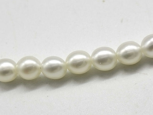 Pearl diameter: Approx. 3.3mm/4.4mm, K18/METAL, 11.6g, Necklace
