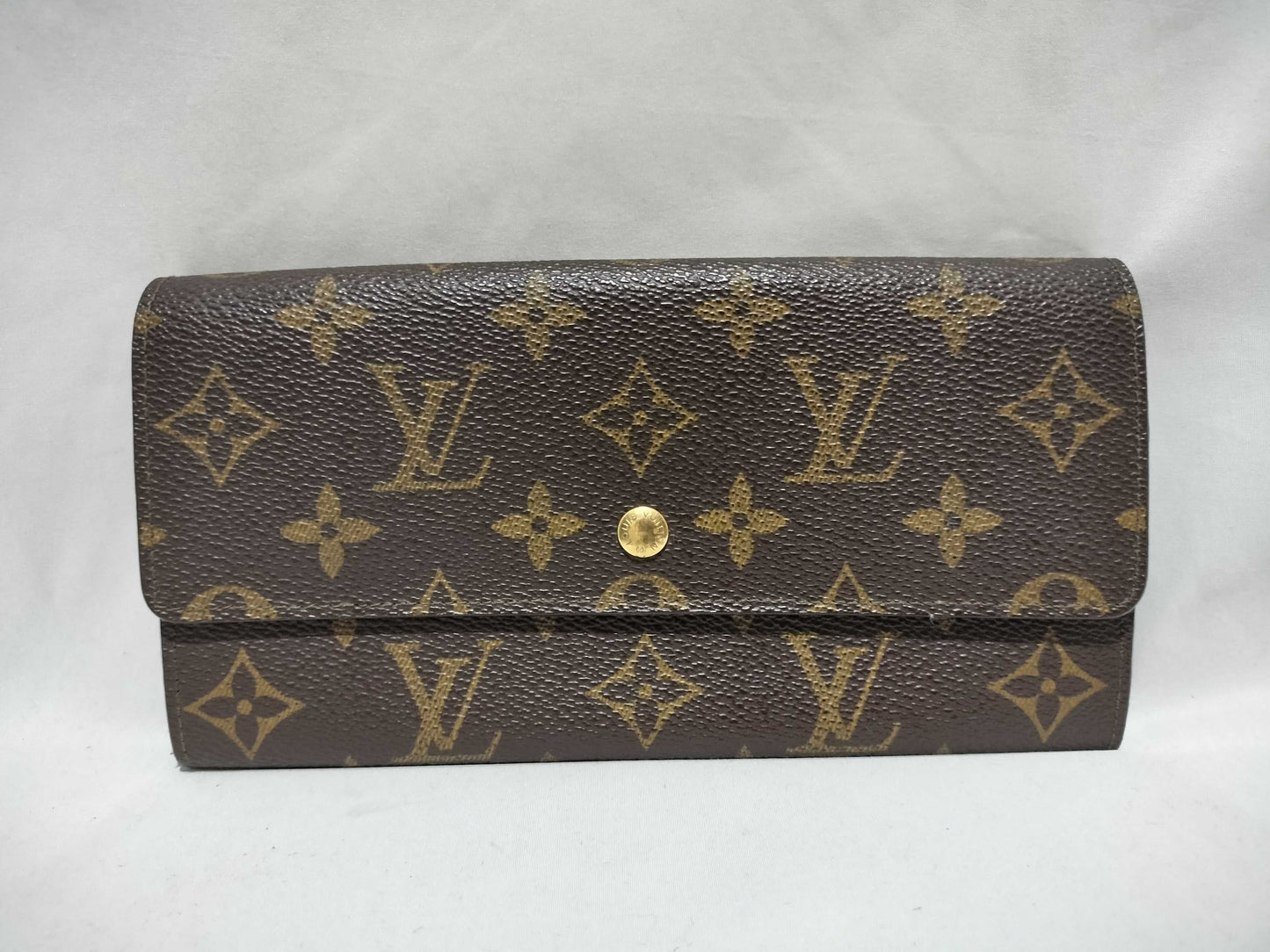 LOUIS VUITTON Monogram Old Portefeuille Sarah Wallet