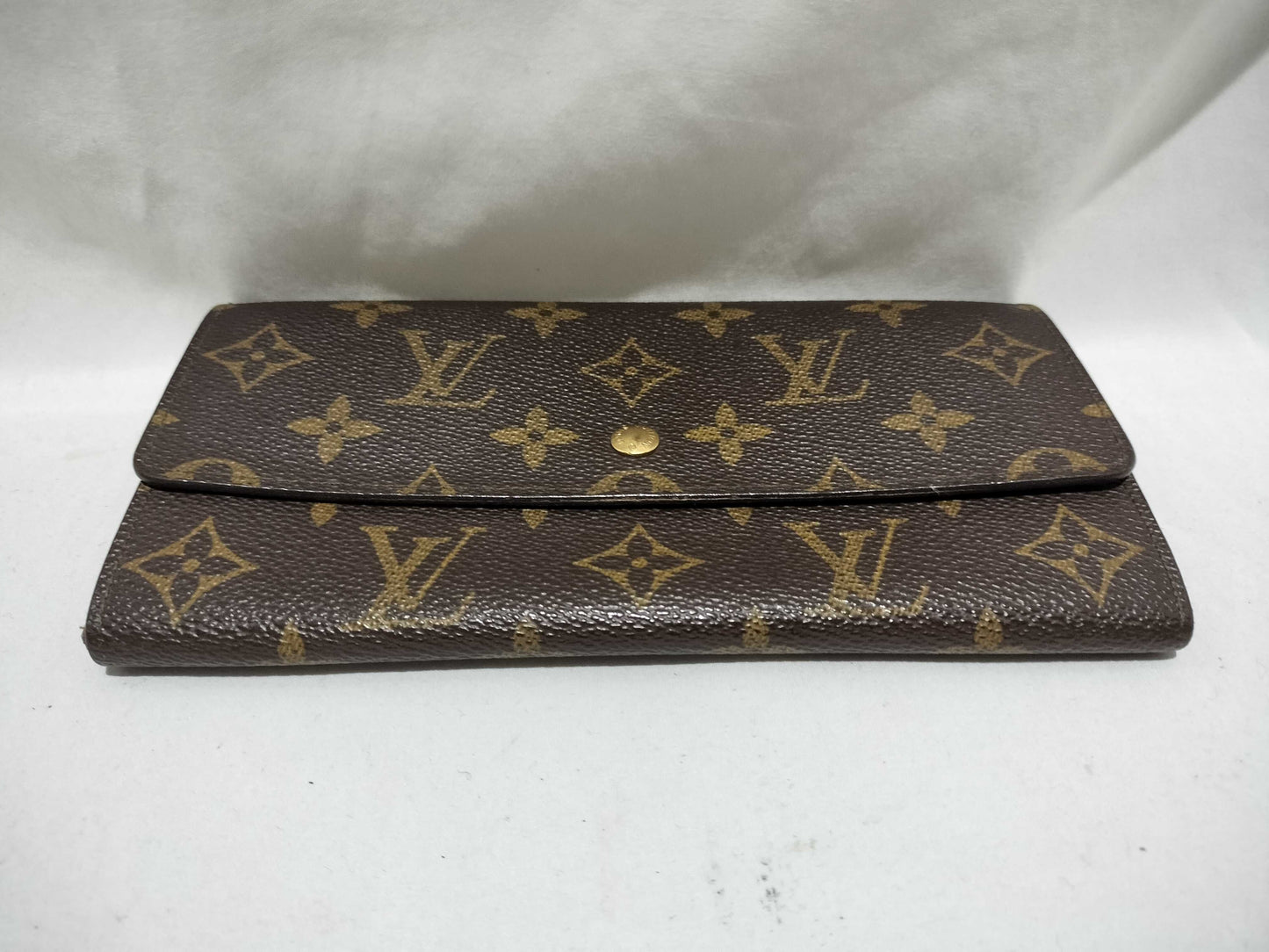 LOUIS VUITTON Monogram Old Portefeuille Sarah Wallet