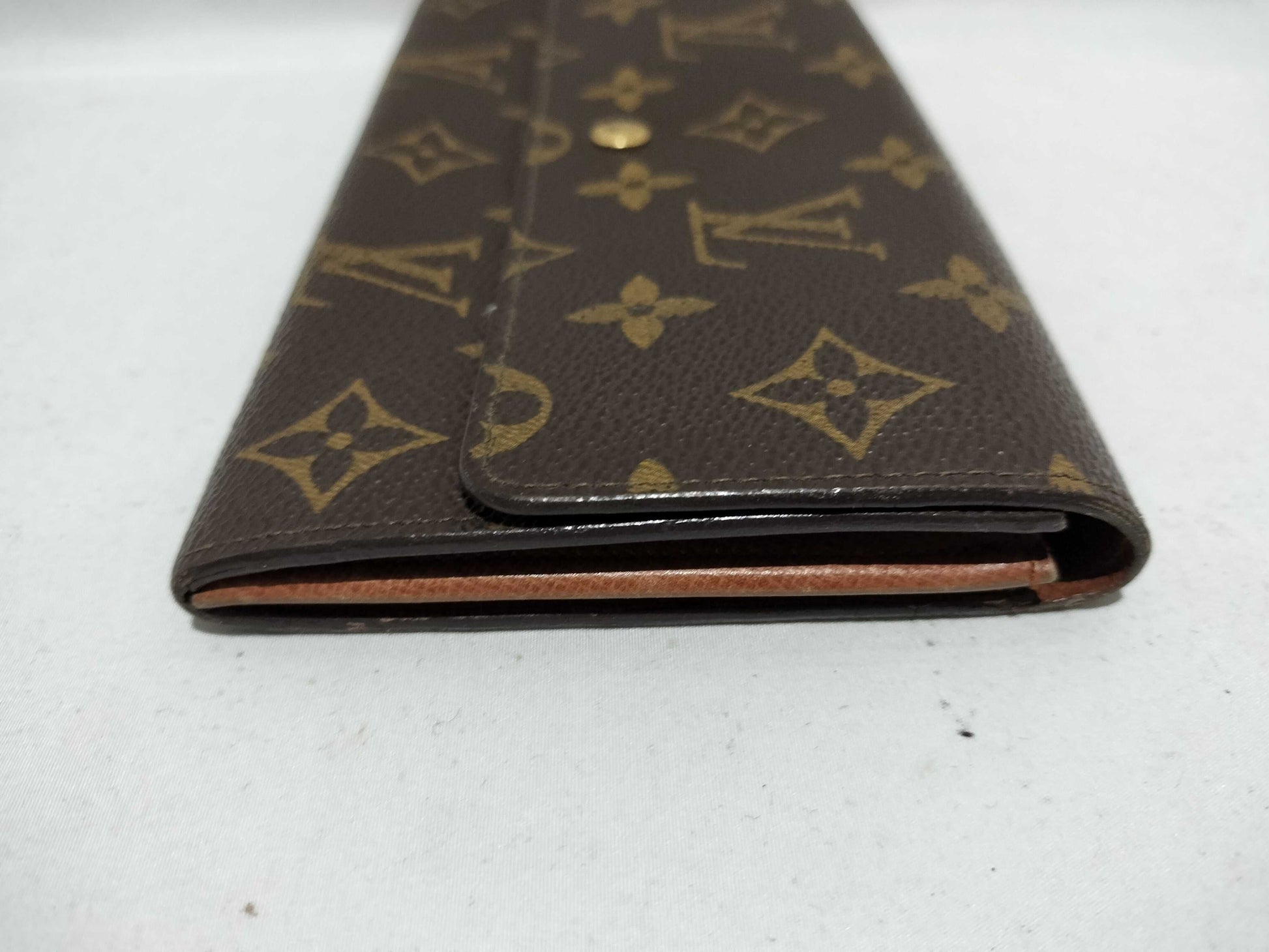 LOUIS VUITTON Monogram Old Portefeuille Sarah Wallet