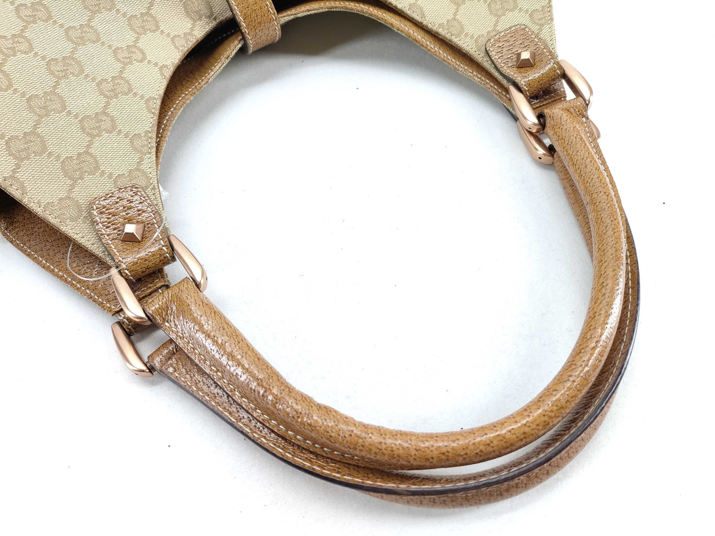GUCCI Jackie New Brown Beige Shoulder Bag