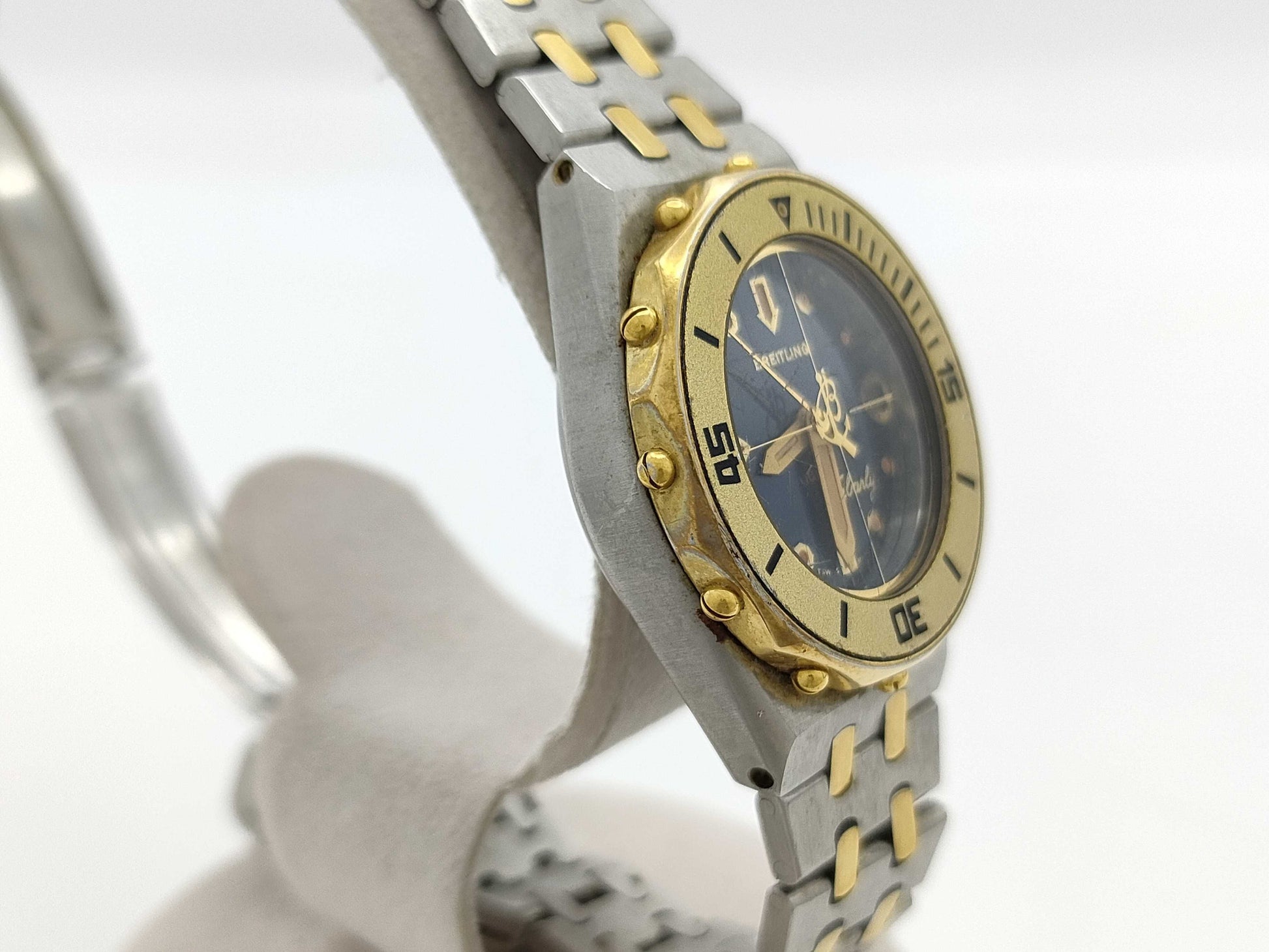 BREITLING Tabary 80790 15253 Quartz Blue Dial Unoperated Women's Watch