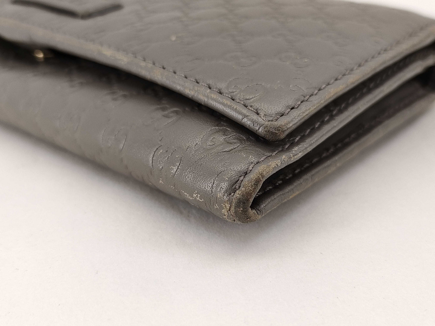 GUCCI Guccissima Micro Gucci Wallet