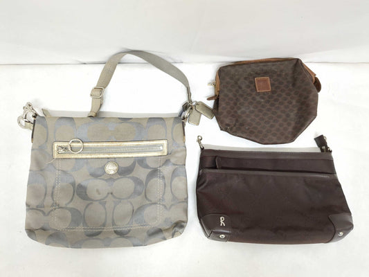 COACH 3-piece bag set: Celine/Roberta/Coach shoulder bag