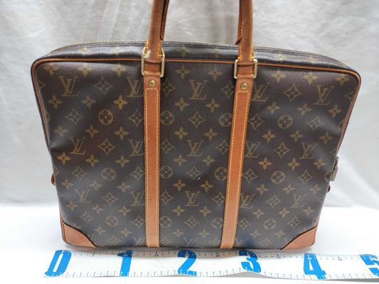 LOUIS VUITTON Monogram Porte-Document Voyage M53361 Business Bag