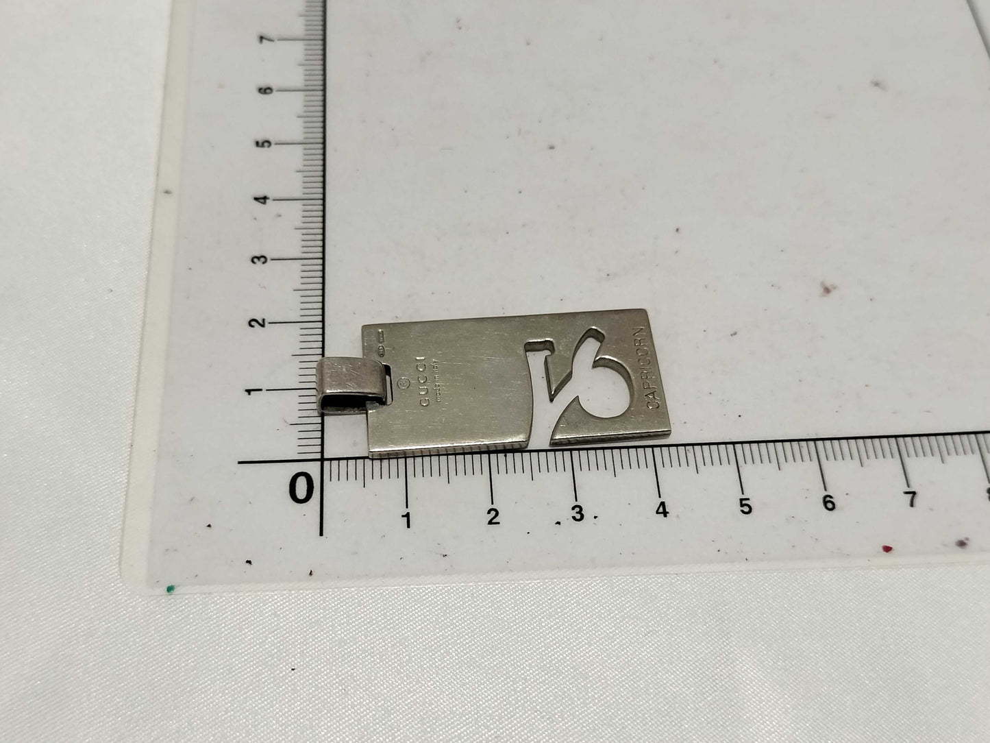 GUCCI 925 Plate Top Pendant Top