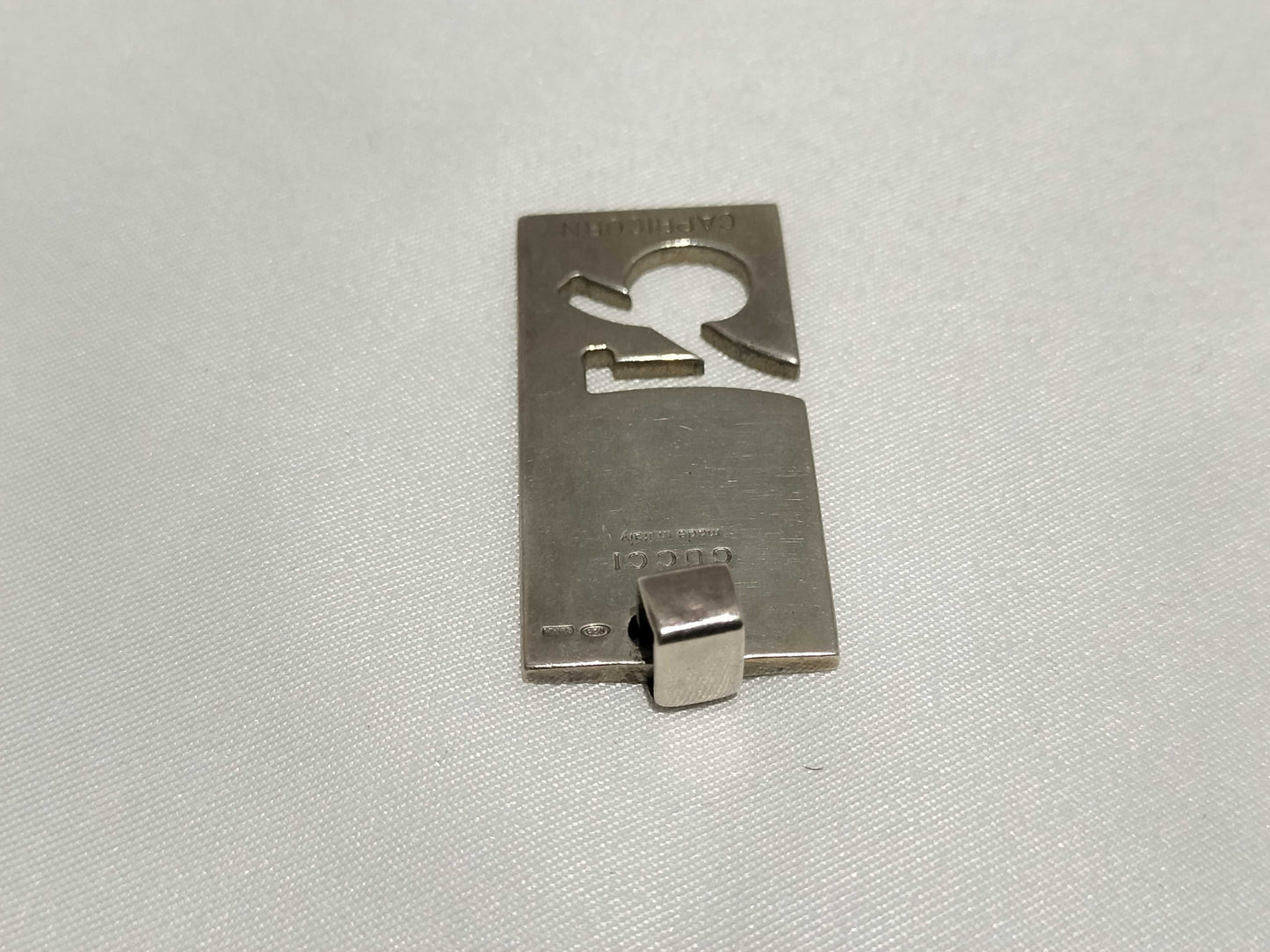GUCCI 925 Plate Top Pendant Top