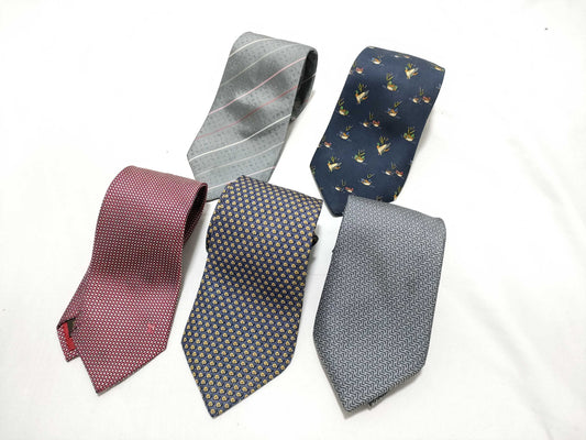 HERMES Vuitton etc.*5 ties