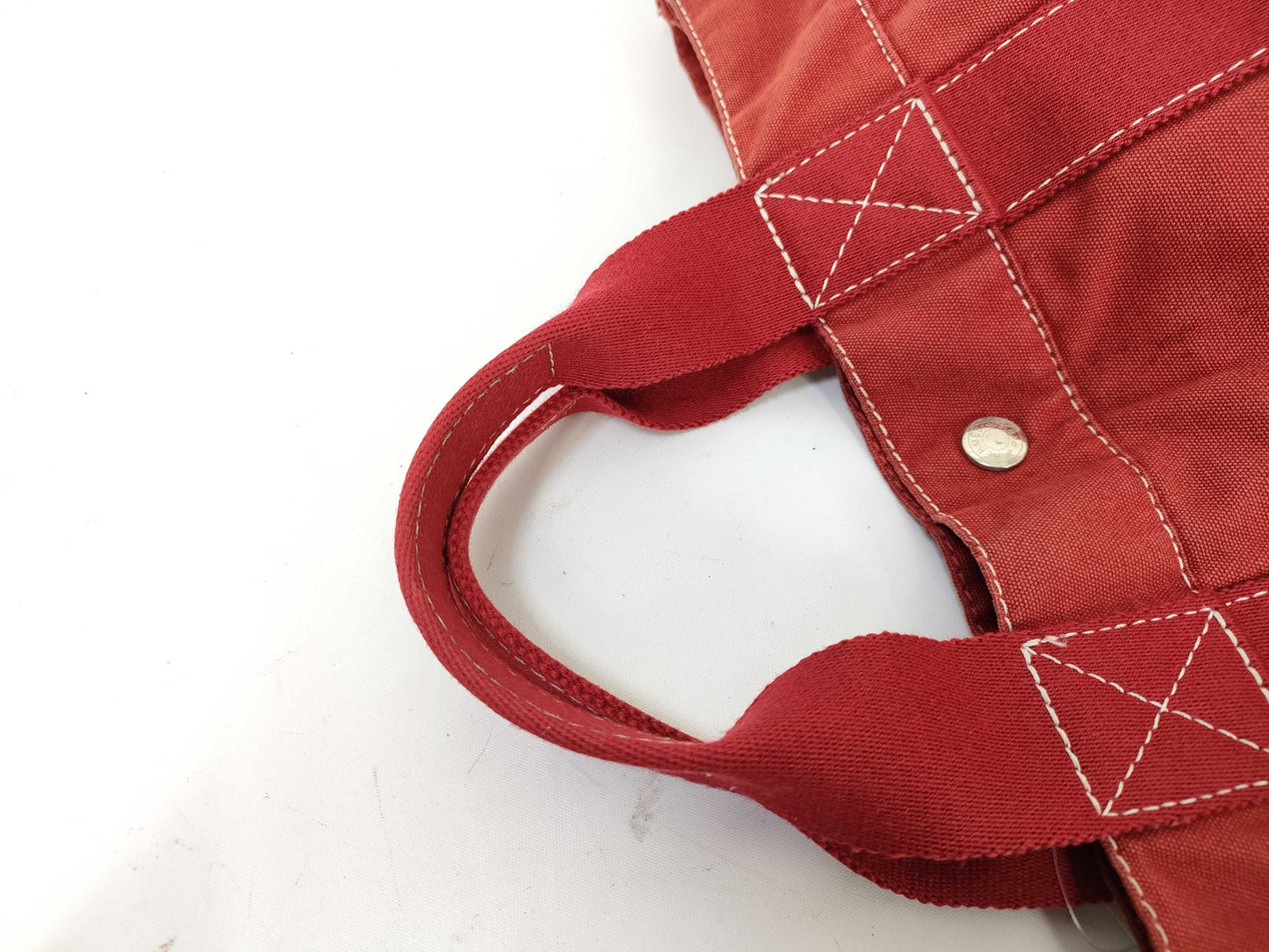 HERMES Foul Tote Red Tote Bag
