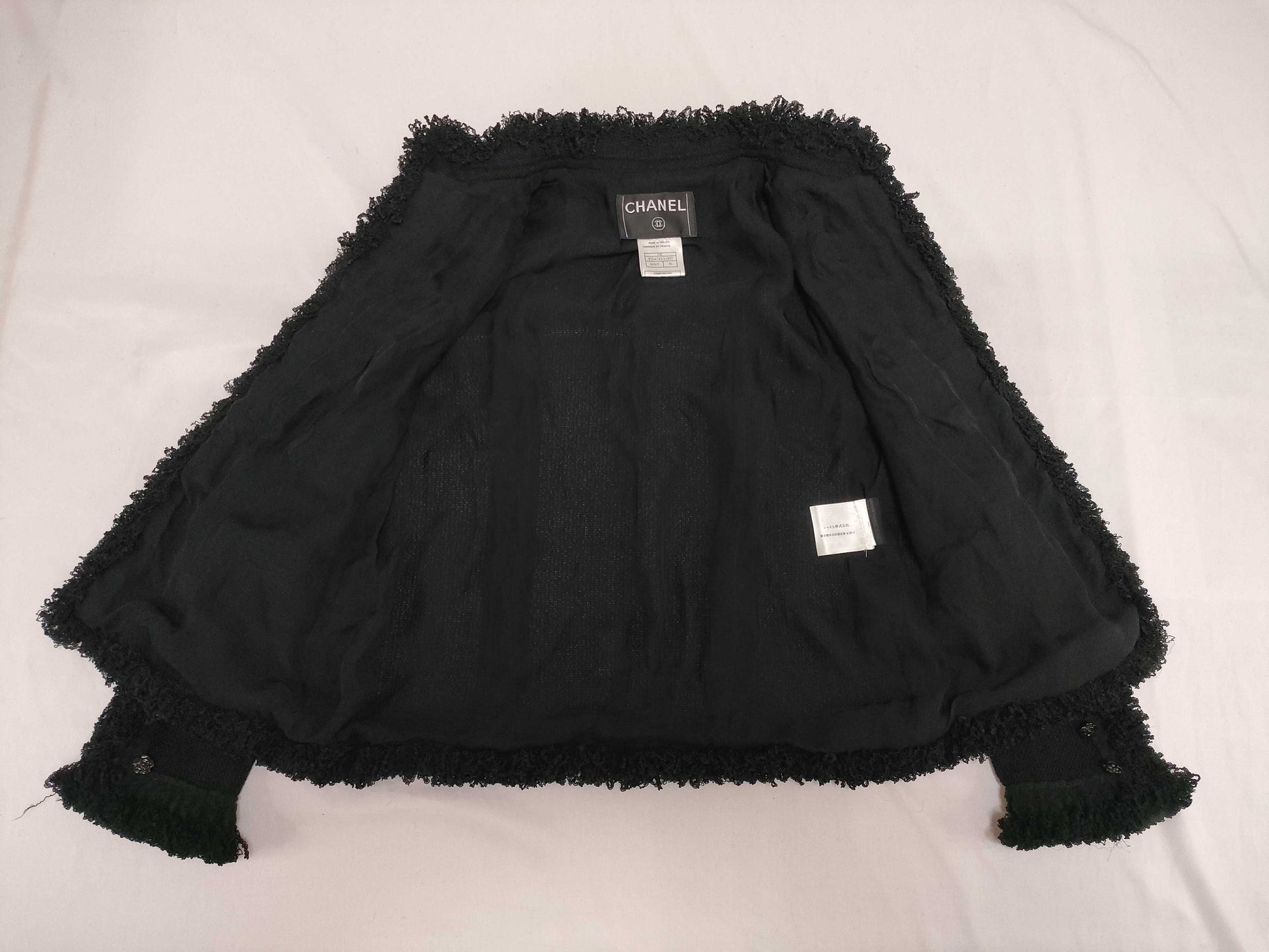 CHANEL 03C Cardigan Camellia Button Cardigan