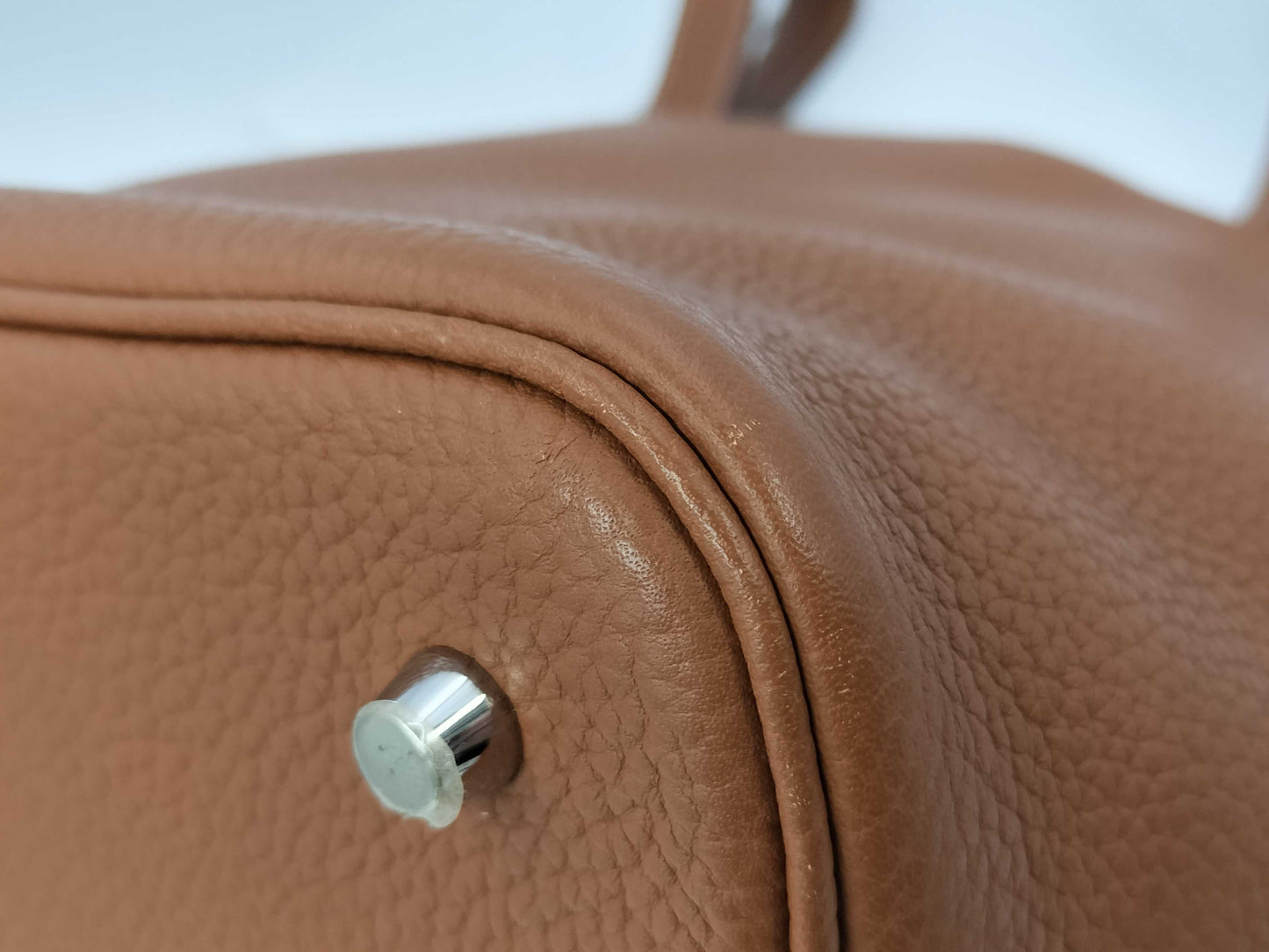 HERMES Picotin Lock MM Taurillon Clemence Leather Handbag