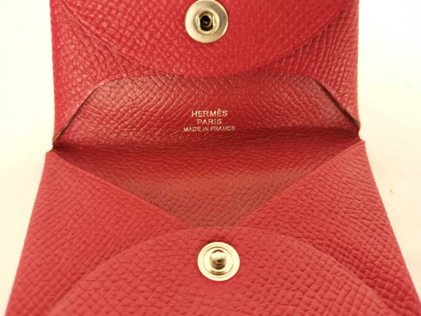 HERMES Bastia Epsom R Stamped Wallet
