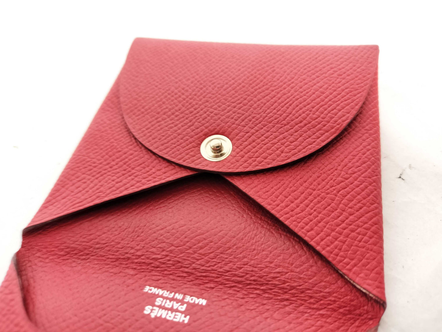HERMES Bastia Epsom R Stamped Wallet