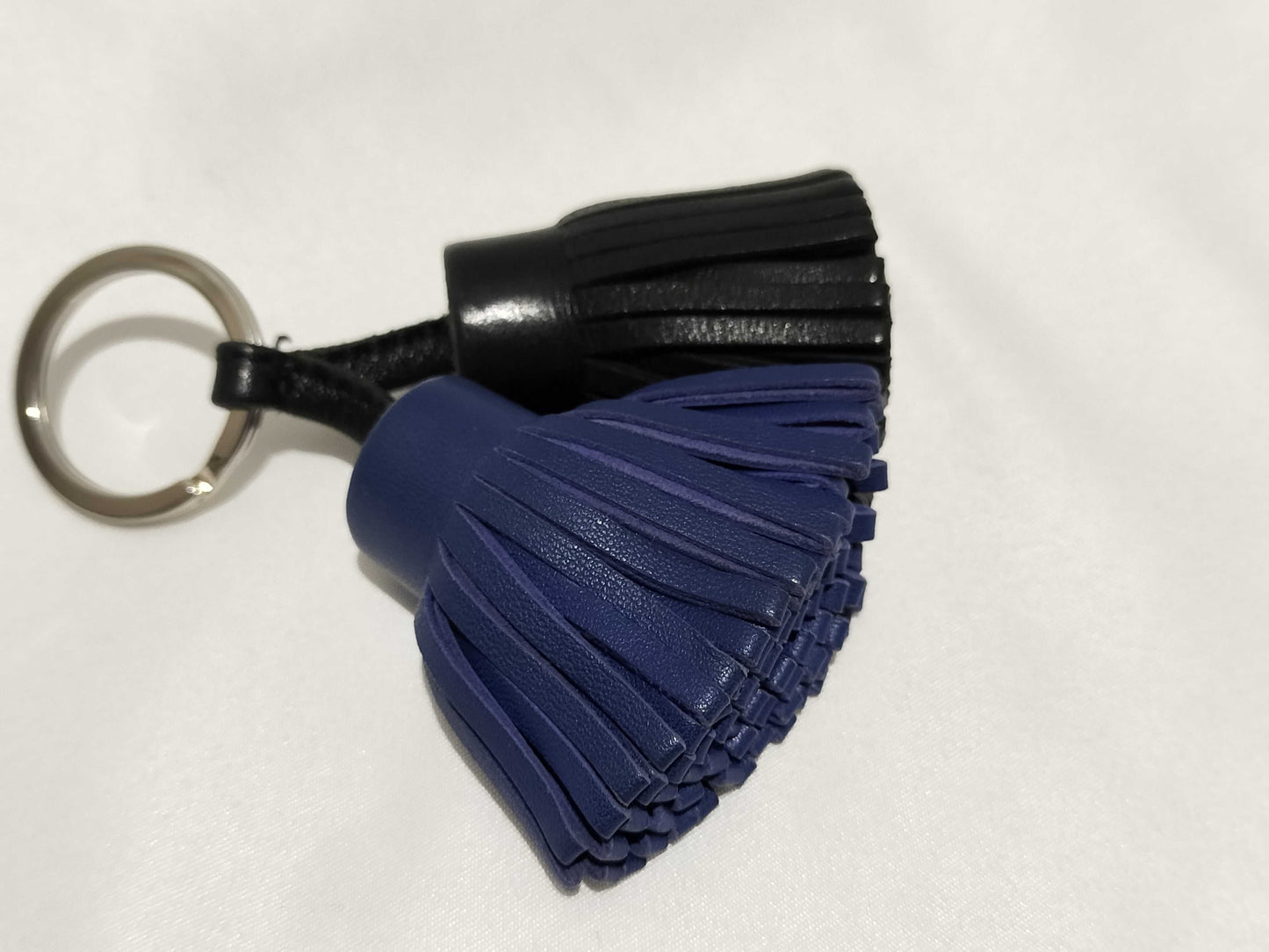 HERMES Carmen Key Ring Fringe Keychain Charm