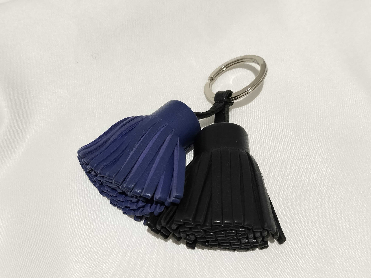 HERMES Carmen Key Ring Fringe Keychain Charm