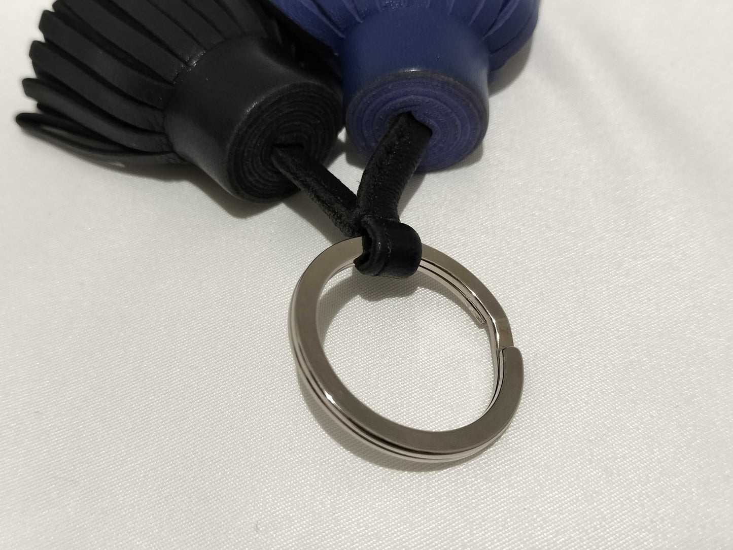 HERMES Carmen Key Ring Fringe Keychain Charm
